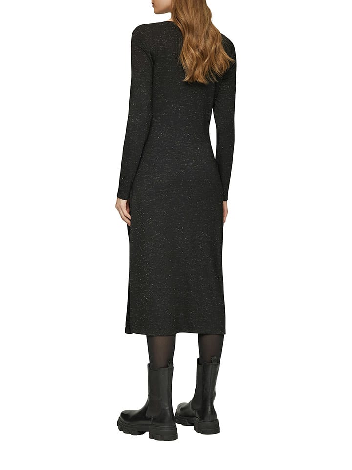 comma Kleid in Schwarz günstig kaufen