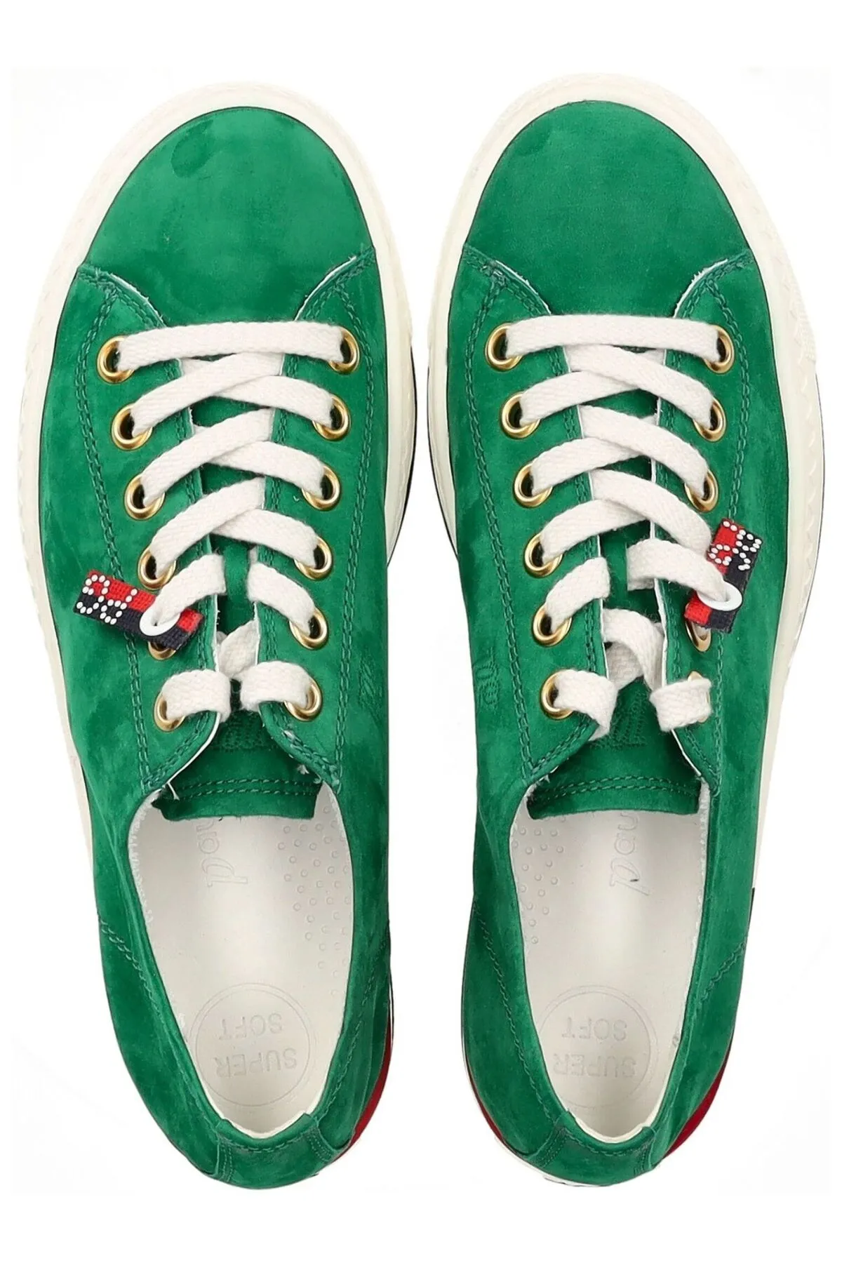 Paul Green  Sneaker - Grün - Flacher Absatz