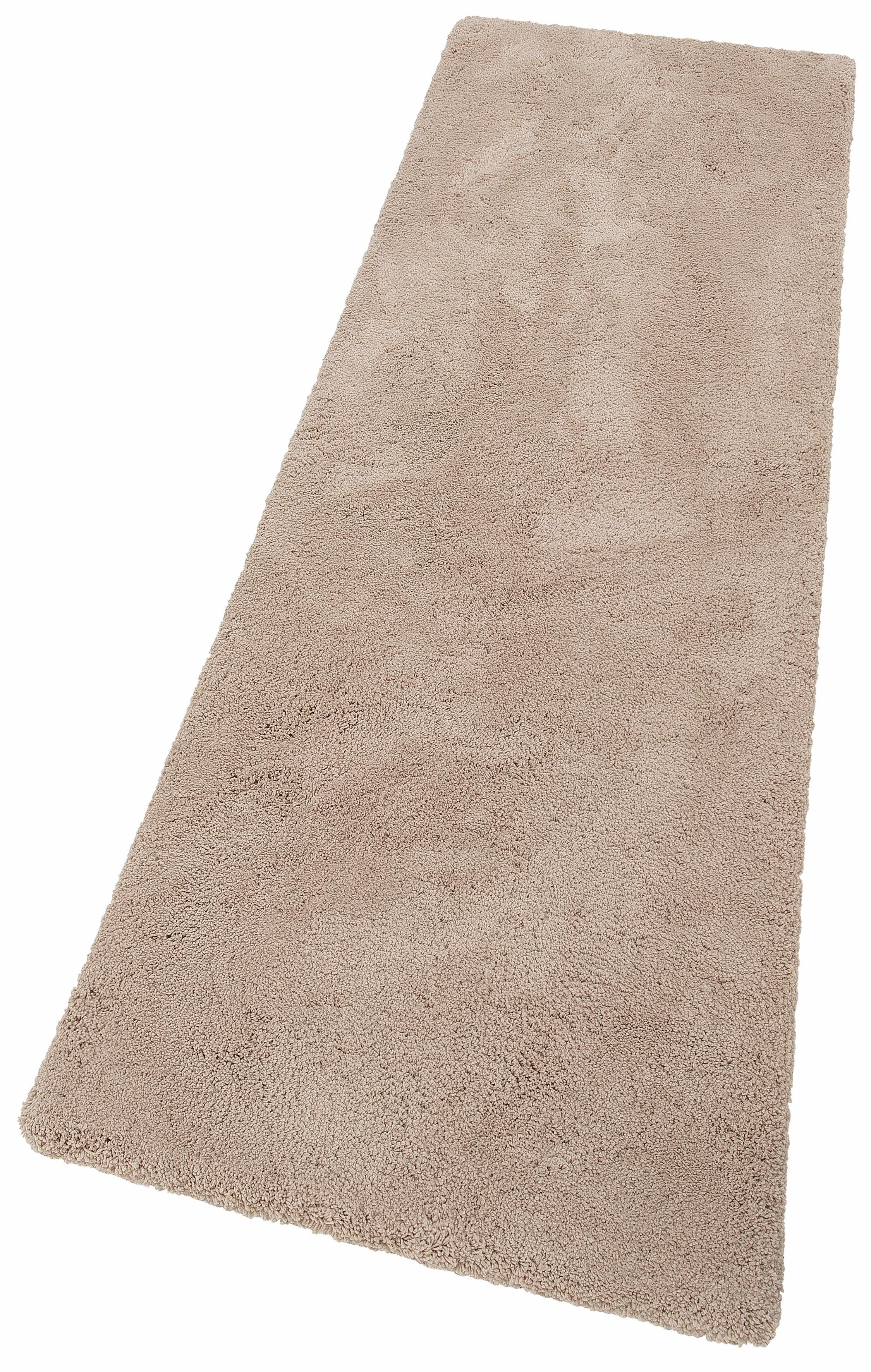 Hochflor-Läufer Desner, my home, rechteckig, Höhe: 38 mm, Mikrofaser, Uni-Farben, fußbodenheizungsgeeignet, Läufer, Brücke