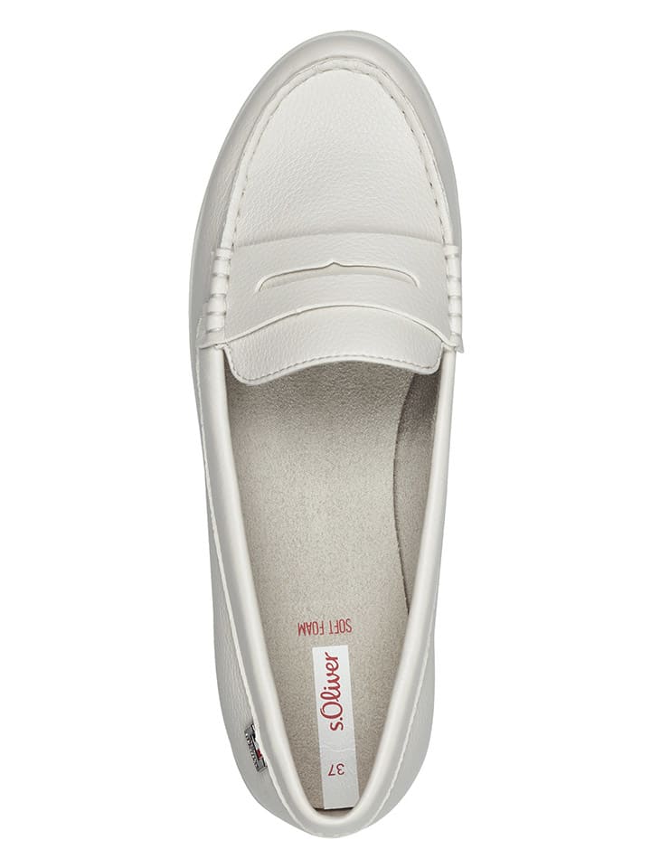 s.Oliver Slipper in Creme günstig kaufen