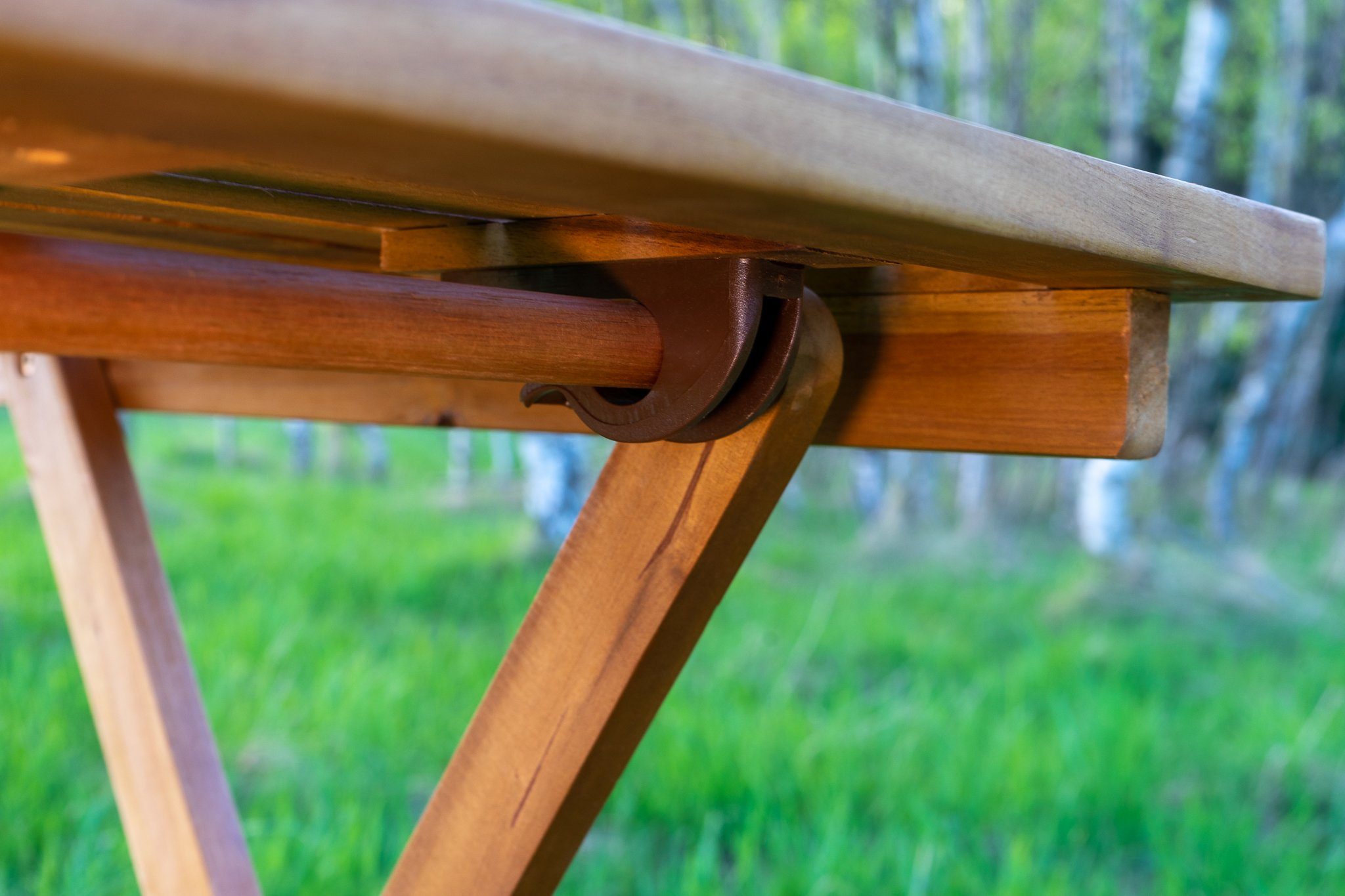 Liadomo Klapptisch Blossom (Tisch mit Klappgestell), Holztisch, Gartentisch, praktisch klappbar zum Verstauen