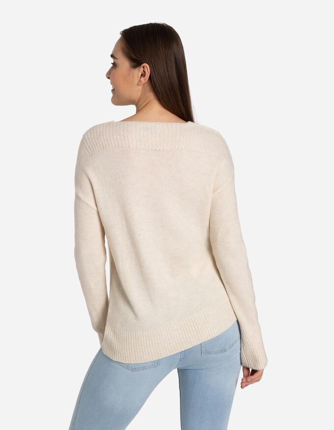 Strickpullover - V-Ausschnitt