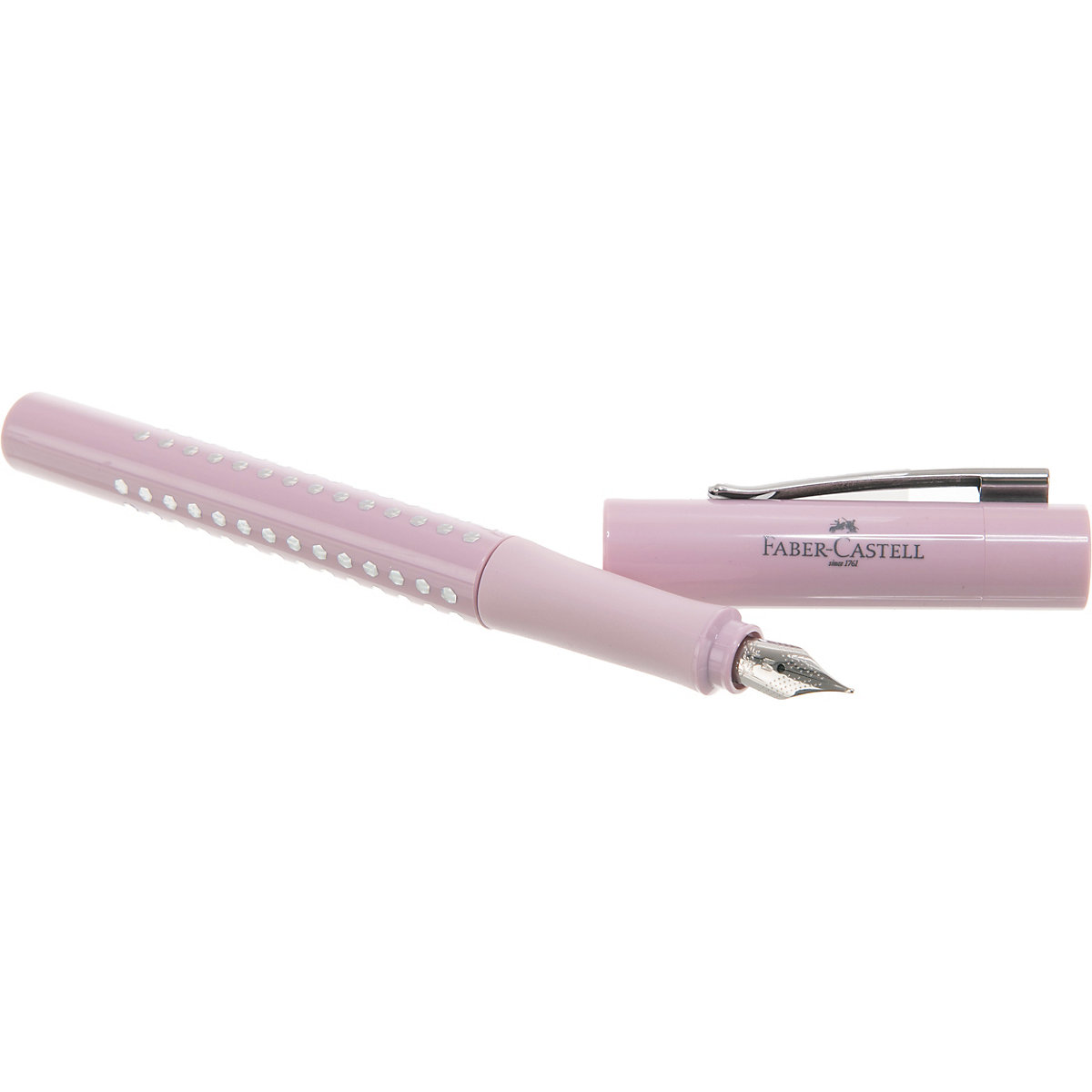 Geschenkset Füllhalter Sparkle rosè M blaue Tinte, im Metalletui