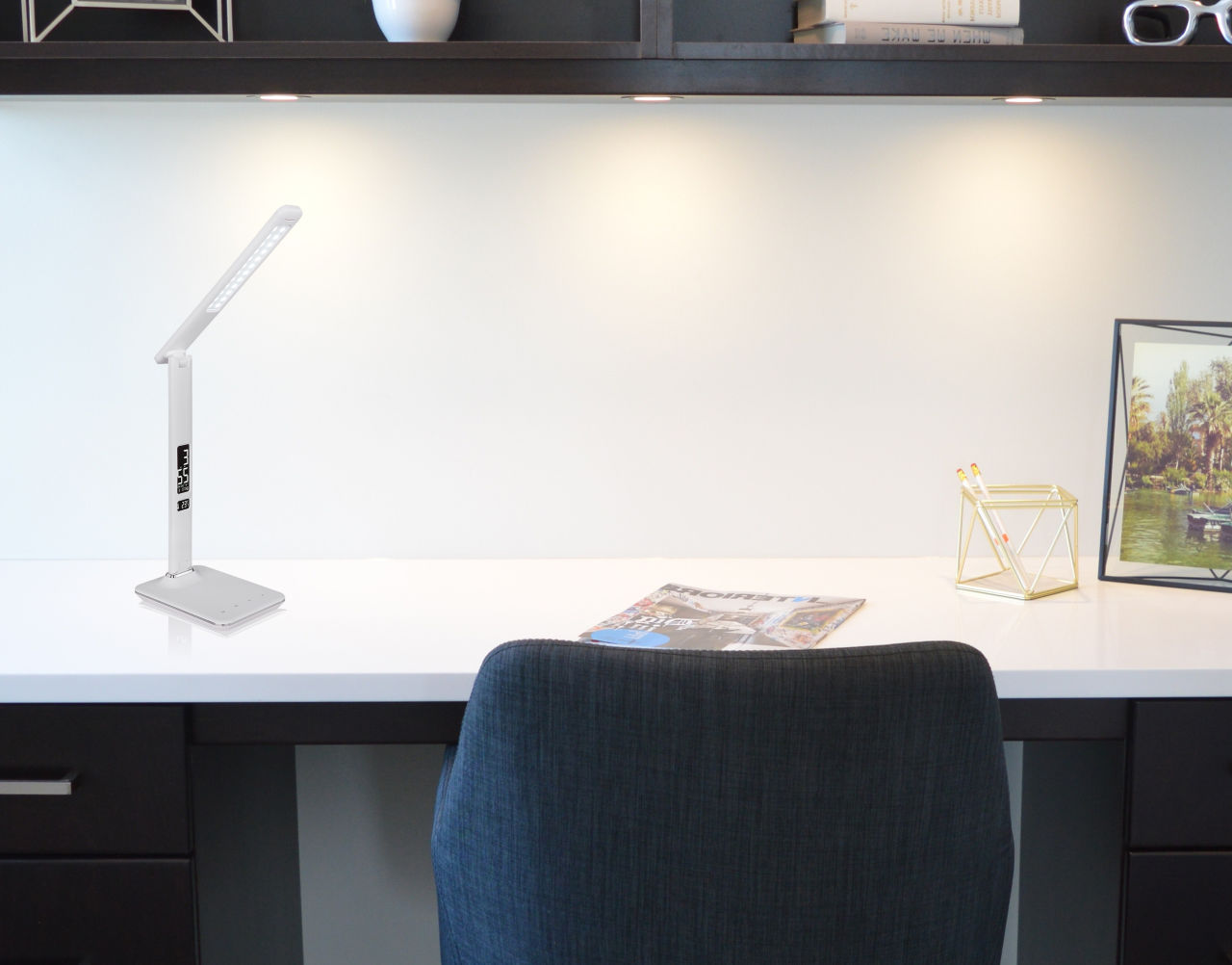 Globo Lighting - TANNA - Tischleuchte Kunststoff weiß, LED