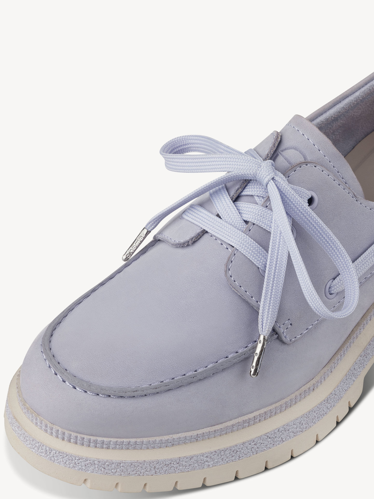 Derbie en cuir - mauve