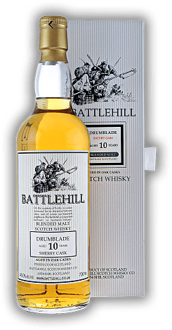 Drumblade Duncan Taylor Battlehill Blended Malt Scotch Whisky 10 Years 2011/2021 46,0% Drumblade Duncan Taylor Battlehill Blended Malt Scotch Whisky 10 Years 2011/2021 46,0%  Alter 11/21 - 0,7	 Liter - Vol 46%