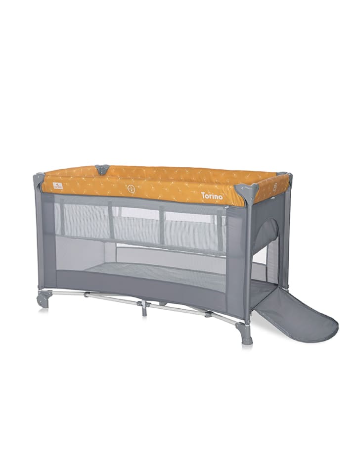 Lorelli Reisebett Torino 2 Ebenen in gelb günstig kaufen 60x120 cm