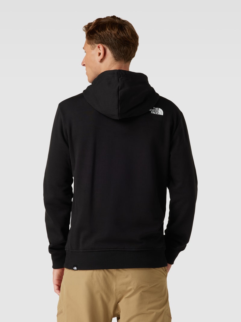 Hoodie mit Logo-Print Modell 'STANDARD' in schwarz