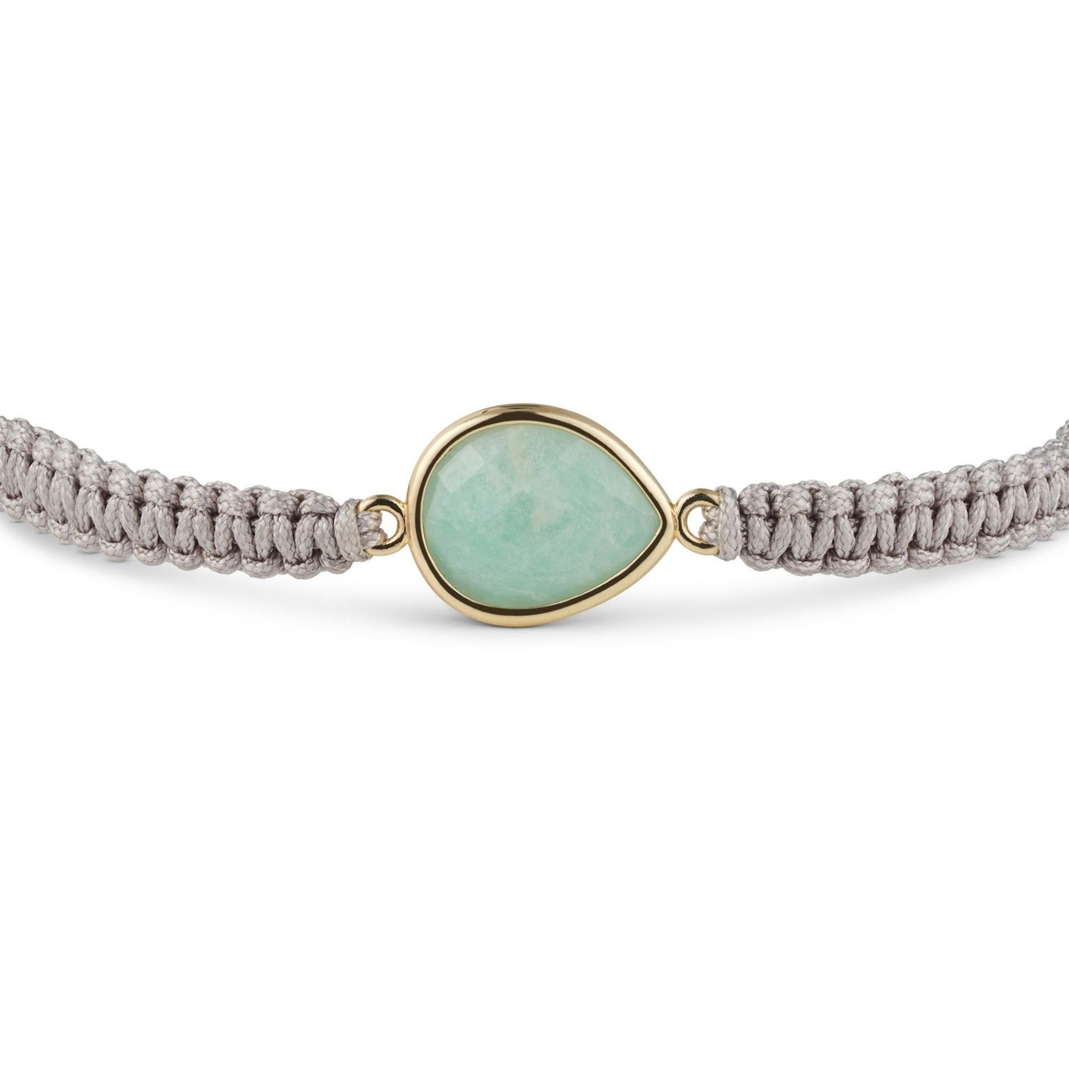 Yoga Armband - Mondstein Edelstein Perlen Weiß mit Anhänger