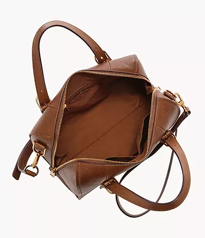 Fossil Satchel Carlie Leder