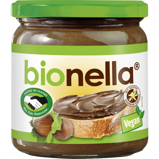 Bionella Bio Nuss-Nougat-Creme vegan Fairtrade 400G