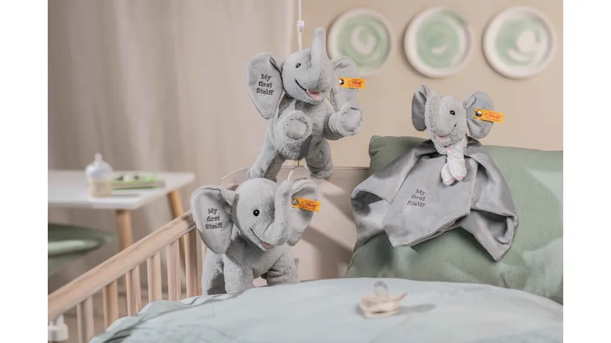 Steiff - Soft Cuddly Friends My first Steiff Ellie Elefant Schmusetuch