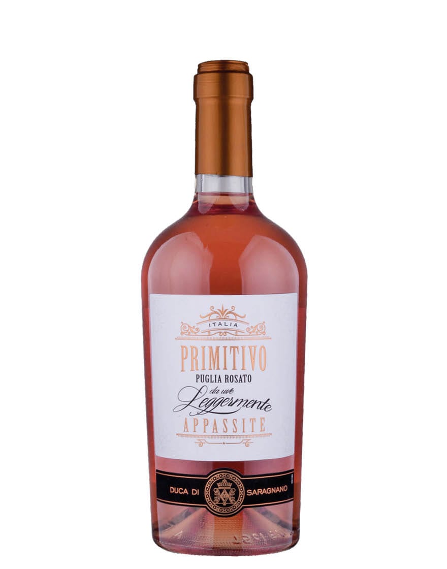 Puglia IGT Primitivo Rosato da Uve Leggermente Appassite 2022 Duca di Saragnano 0,75 ℓ