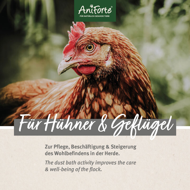 Aniforte Streu & Stroh Aniforte Staubbad für Hühner 10kg