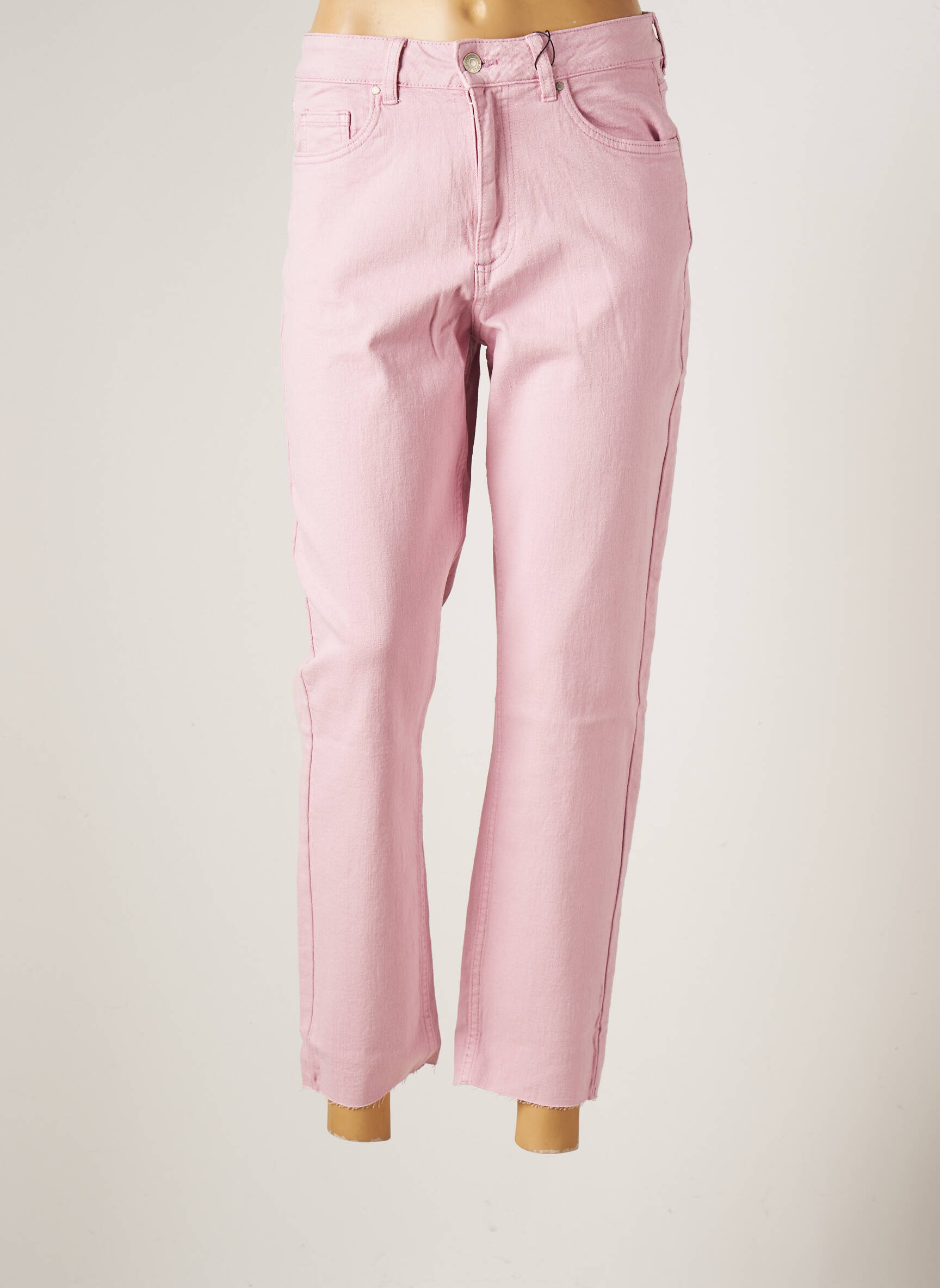 B Young Jean Mom Femme couleur violet