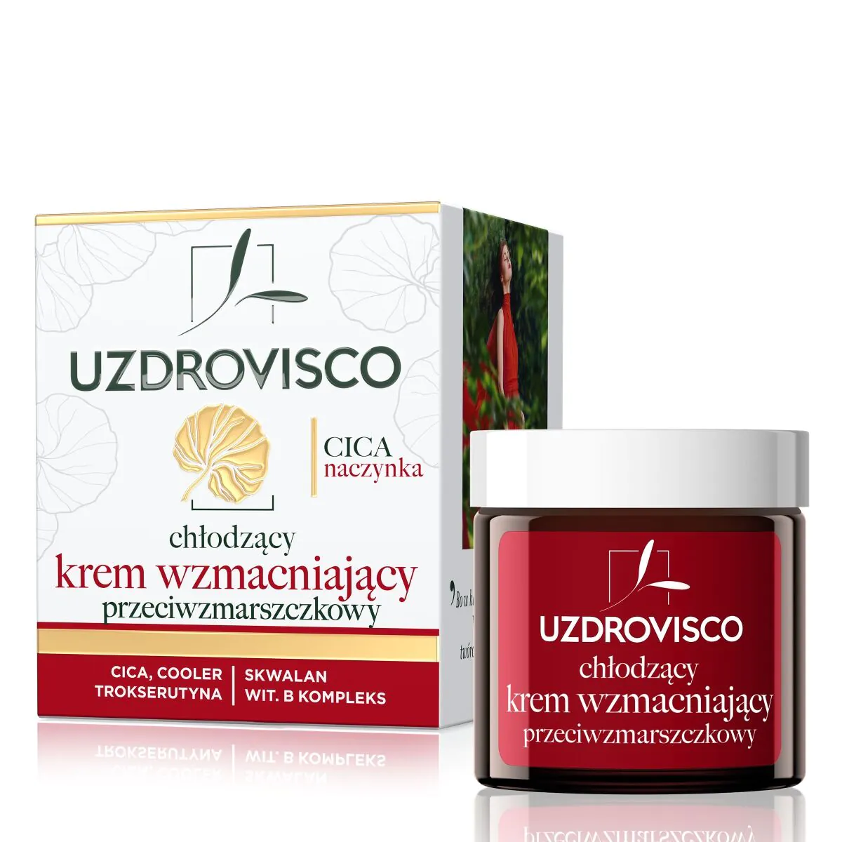 Uzdrovisco Cica Capillaries Versterkende en verzachtende anti-rimpelcrème voor dag en nacht 50 ml
