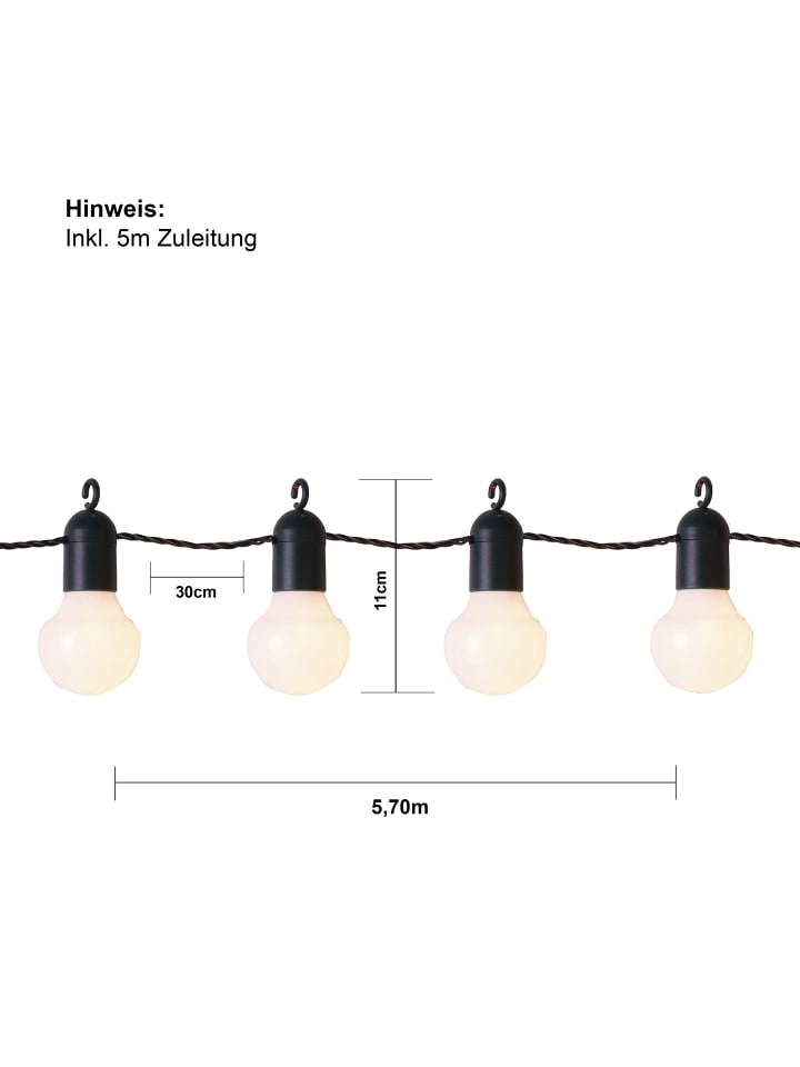 STAR Trading LED Deko-Lichterkette Hooky warmweiß günstig kaufen onesize