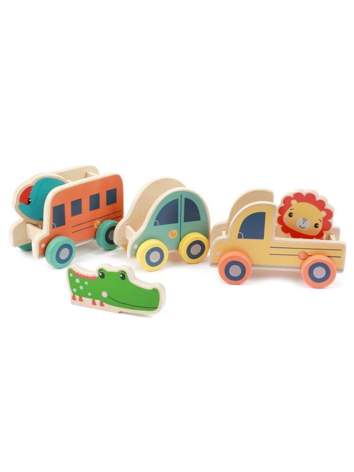 Fisher-Price Holz-Fahrzeuge 3 Stück   Tiere in bunt günstig kaufen onesize