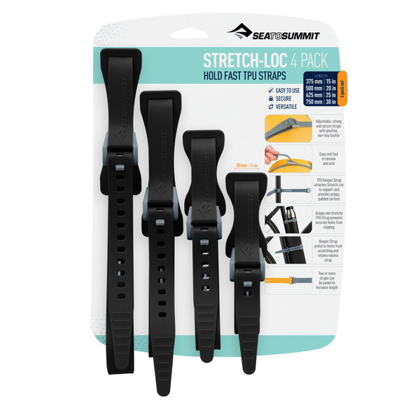 STRETCH-LOC SET - ALL SIZES 20MM 4 PACK - Spanngurt