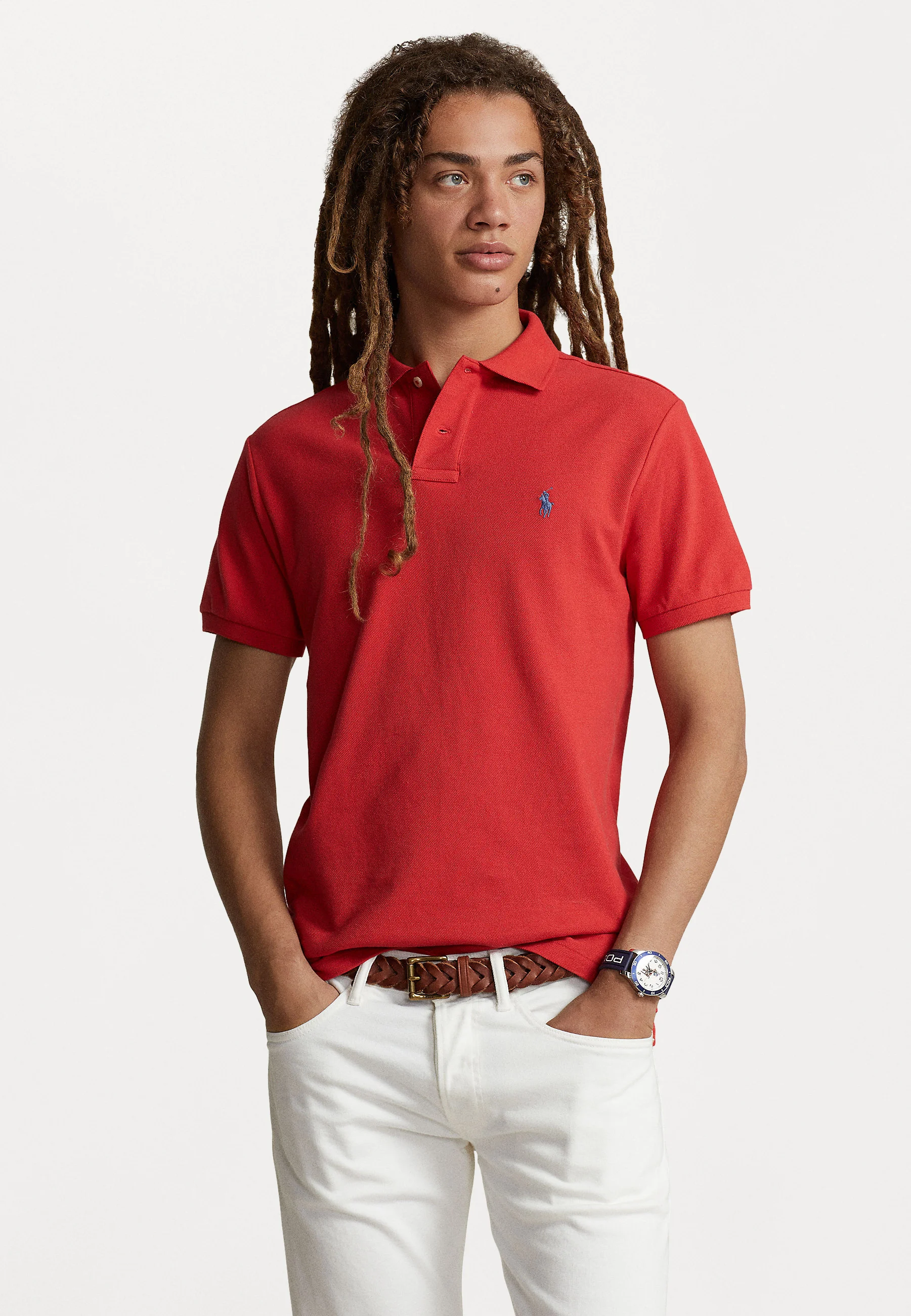 Polo Ralph Lauren SLIM FIT MESH SHIRT - Polo