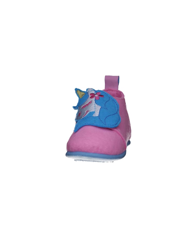 Playshoes Filz-Hausschuh Einhorn in Rosa günstig kaufen