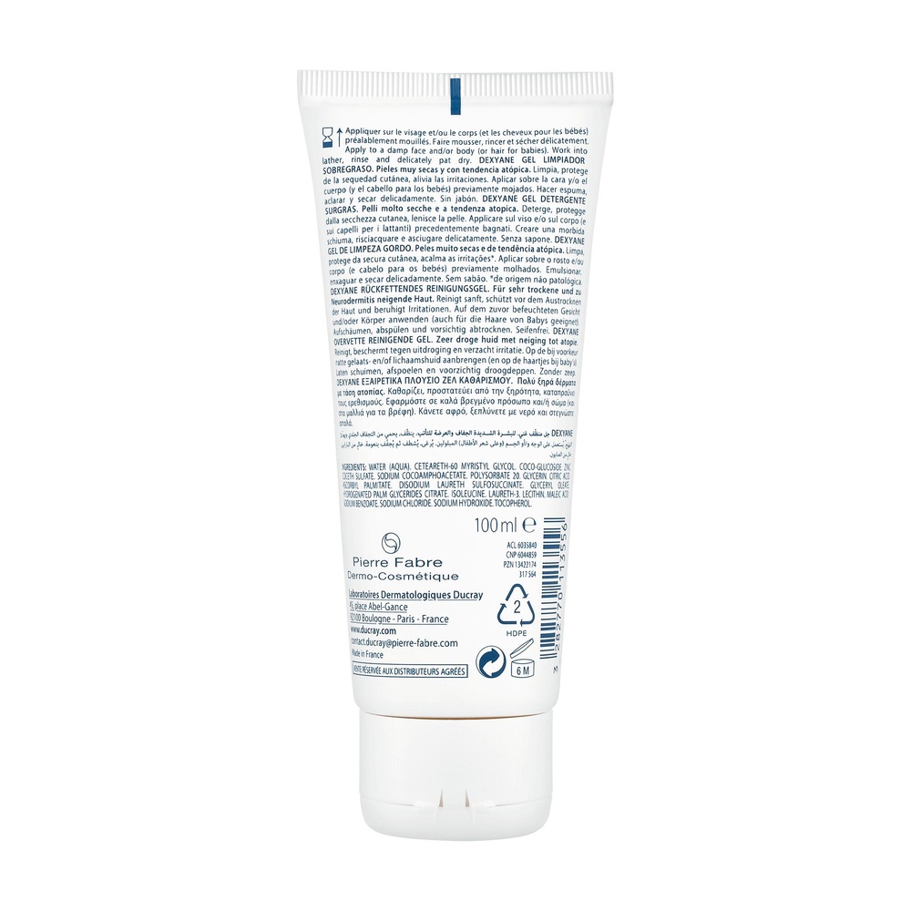 Ducray Dexyane Gel nettoyant  100 ml Gel nettoyant