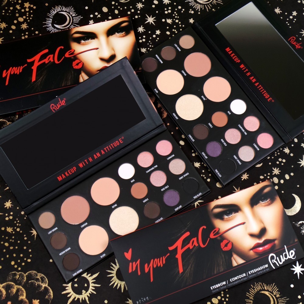 Paleta 3 w 1 Rude Cosmetics RUDE In Your Face