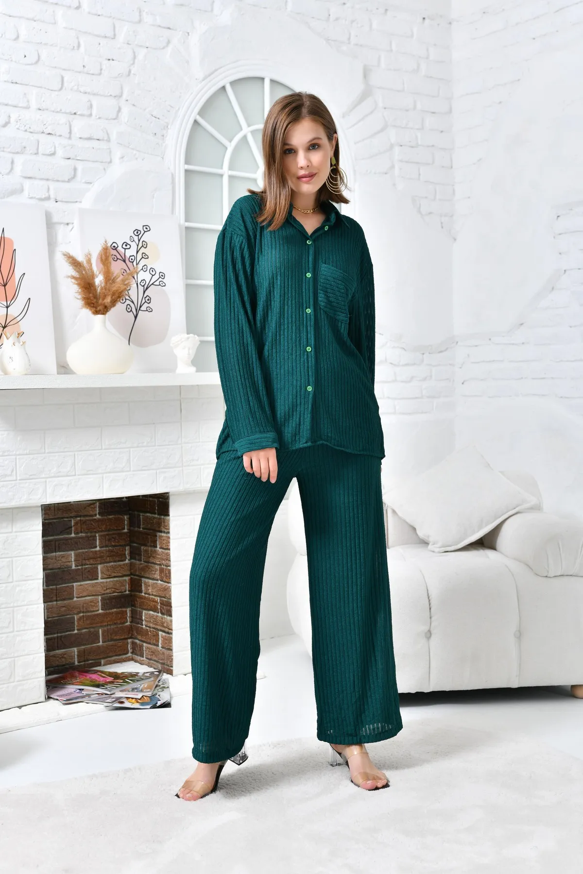 VOLT CLOTHİNG  Zweiteiler - Grün - Regular Fit