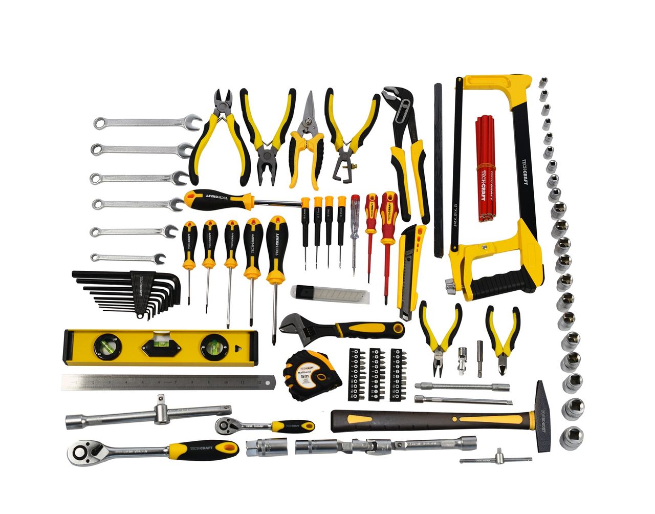 TECH-CRAFT Werkzeugkoffer 130 tlg.
