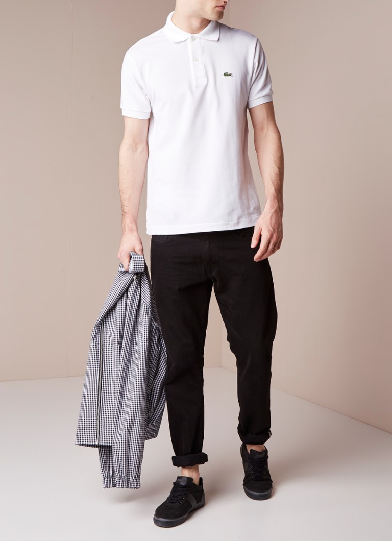 Polo Lacoste Regular fit confecionada em piqué de algodão