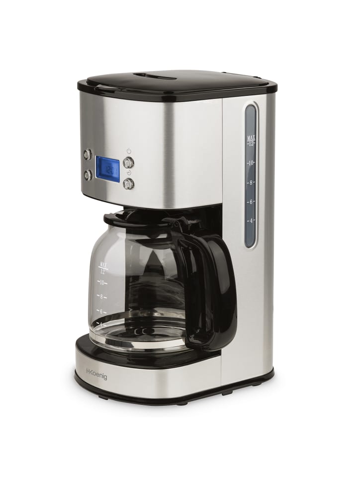 HKoenig Kaffeefiltermaschine MG30 in silber. Schwarz günstig kaufen onesize