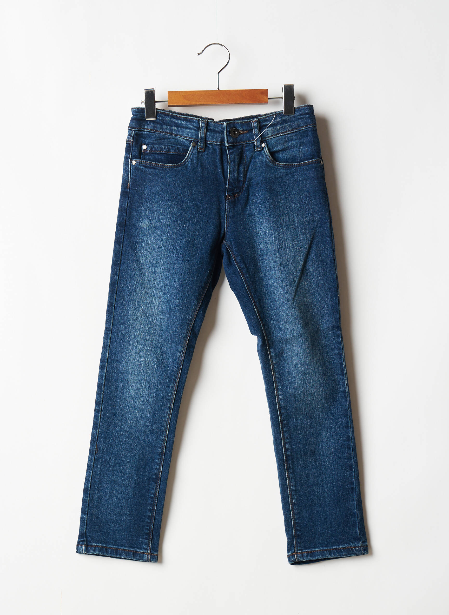 Stooker Jeans Coupe Slim Enfant couleur bleu