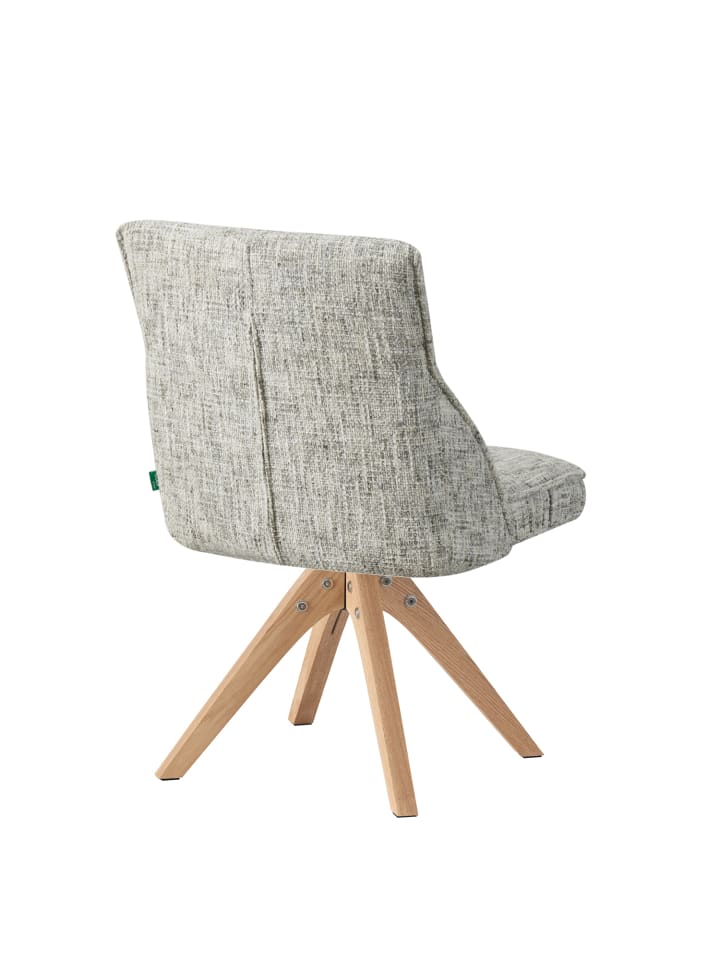 DUBI Möbel 2er-Set: Drehstuhl TALINA in Hellgrau - (B)49 x (H)84 x  (T)62 cm günstig kaufen onesize
