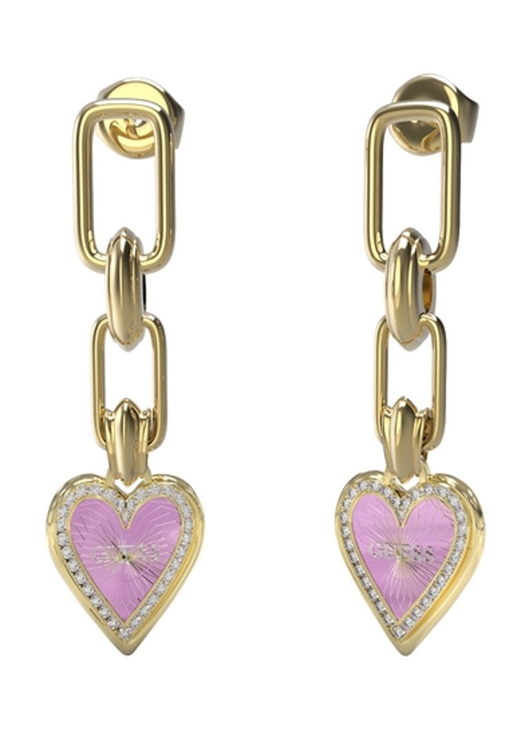 GUESS Stud earrings with zirconia JUBE03236JWYGPPT-U