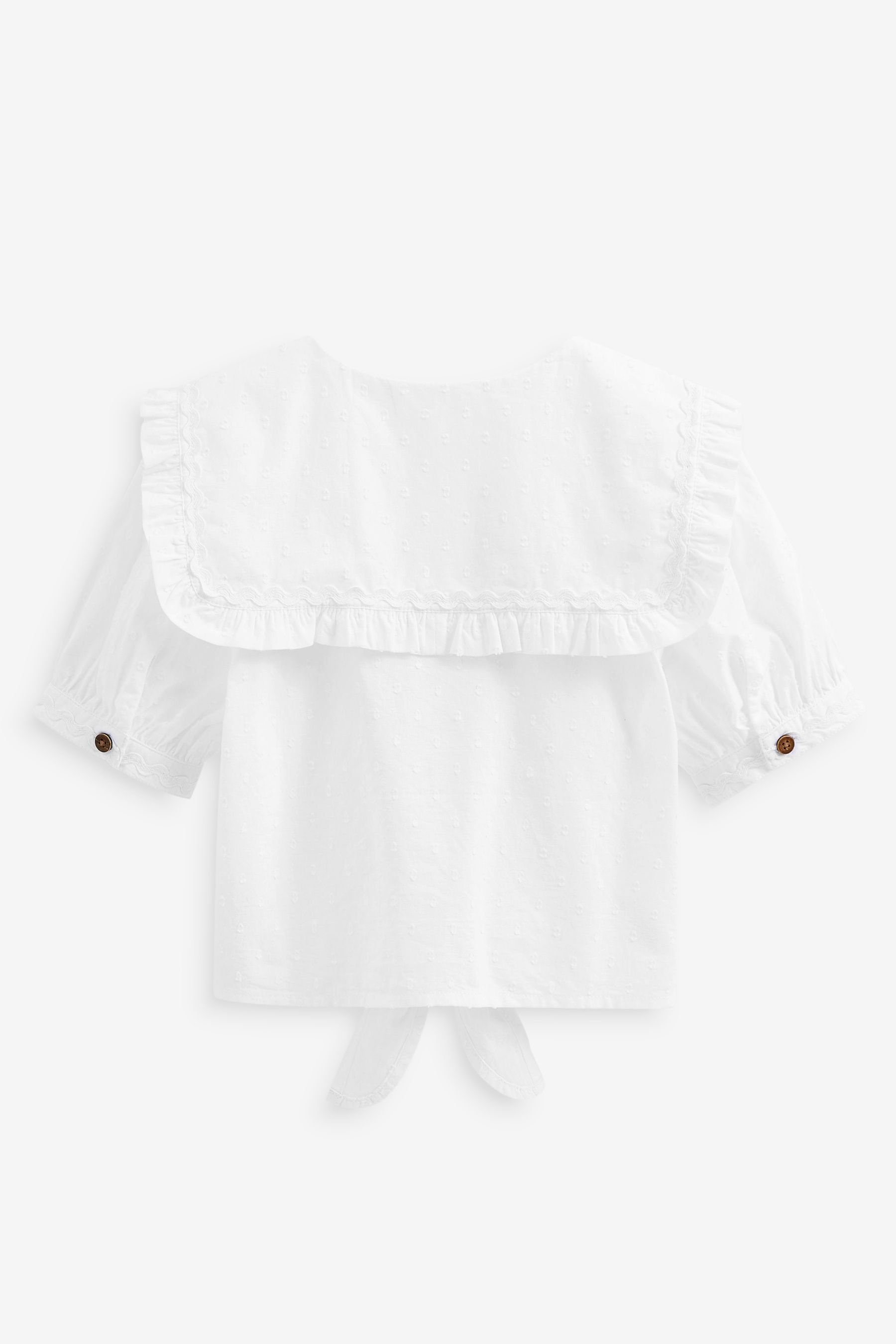 Next Blusentop Bluse mit Puffärmeln und Bindeschleife (1-tlg)