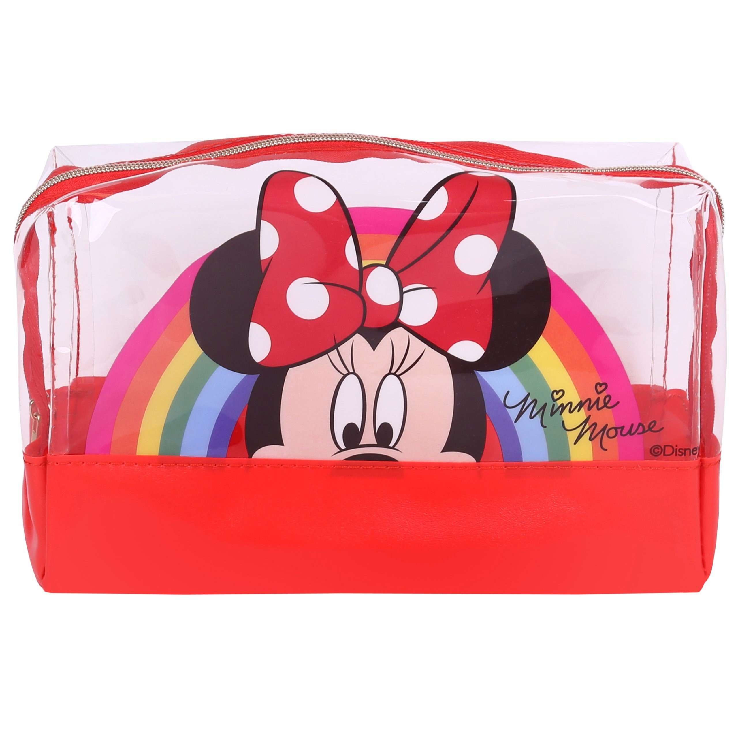 Sarcia.eu Kosmetiktasche Minnie Mouse Damen-Kosmetiktasche für Reisen, transparent, 9x6x13cm