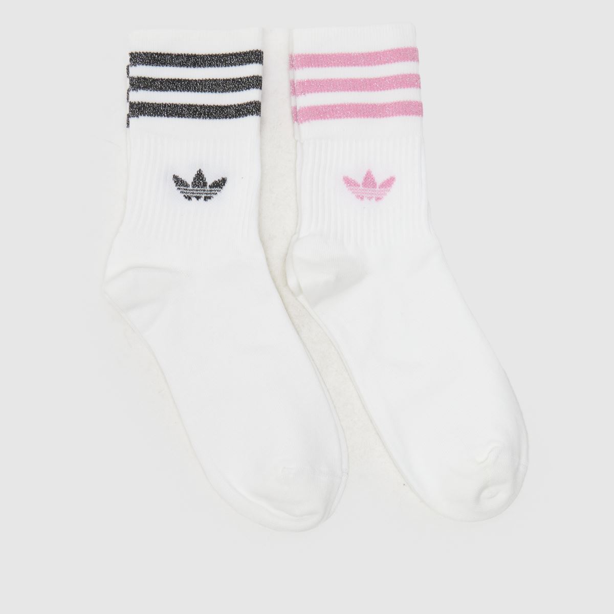 adidas multi otroške bleščeče nogavice z bleščicami, 2 kosa