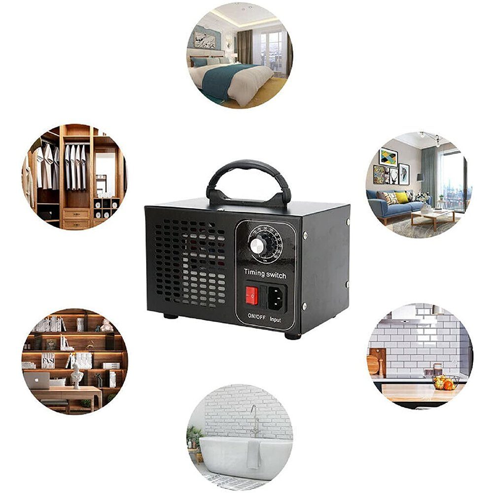 GelldG Luftreiniger Ozongenerator Industrieller Luftreiniger Ozongerät Geruchskiller O3
