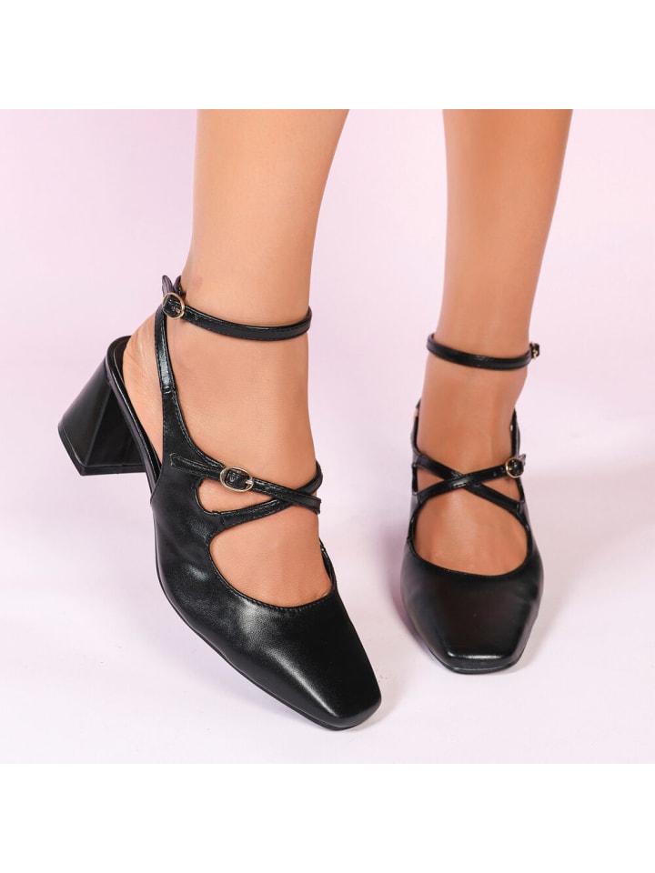 Ital-Design High Heel in Schwarz günstig kaufen
