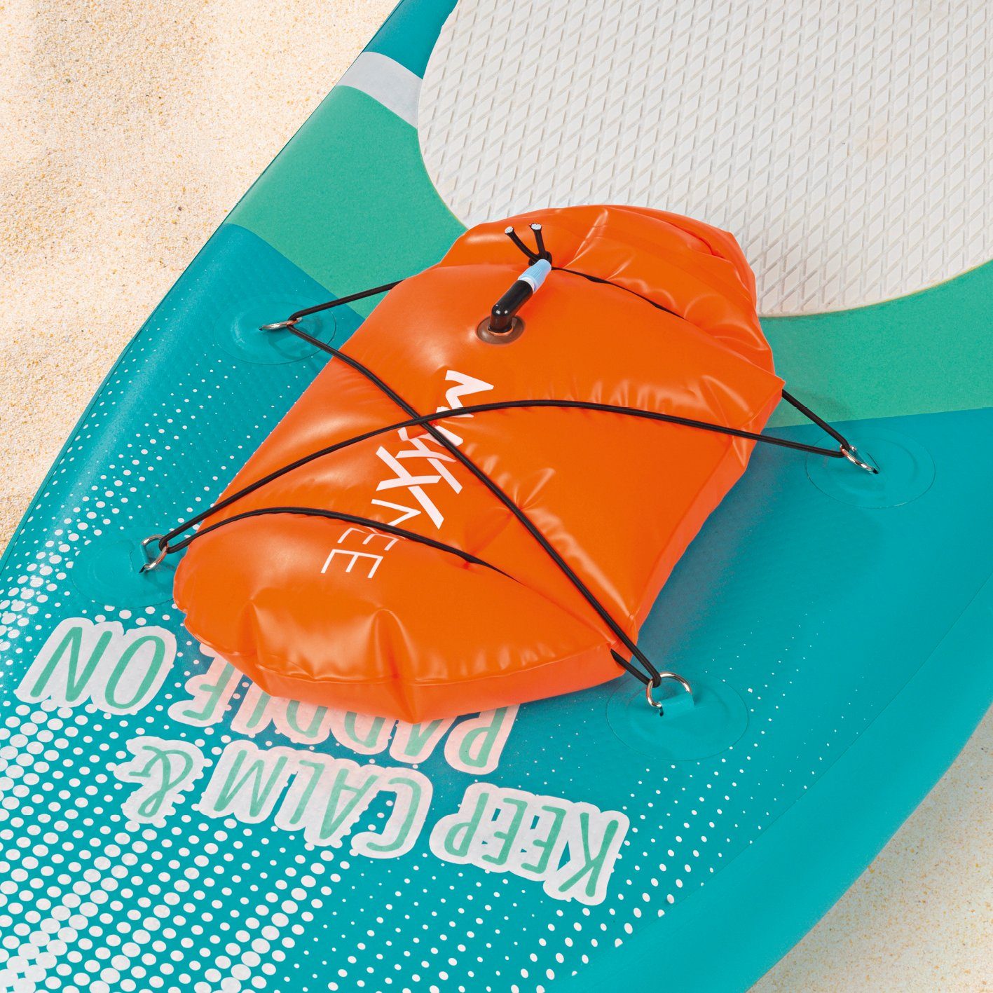 MAXXMEE Inflatable SUP-Board inkl. Zubehör, 300 cm, 110 kg, Stand-Up Paddle-Board SUP Board Stand up Paddel Paddling Komplett Set