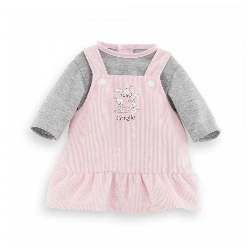 Robe et t-shirt bords de Loire pour poupon 30cm