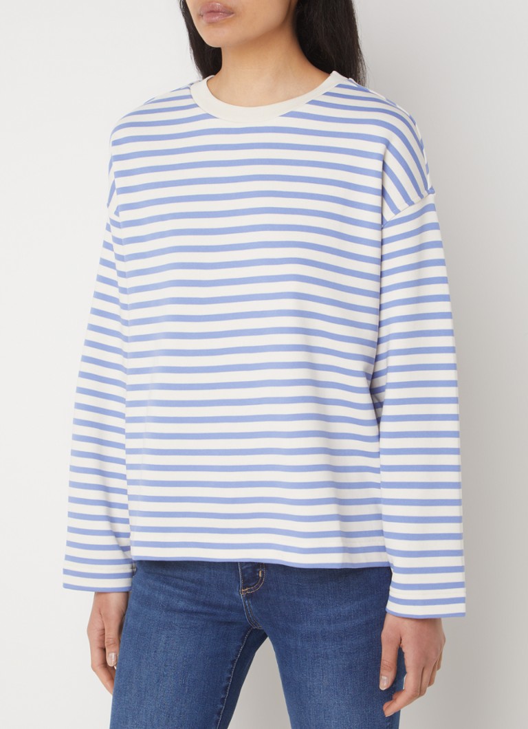ARMEDANGELS Frankaa organic cotton sweater with stripe print
