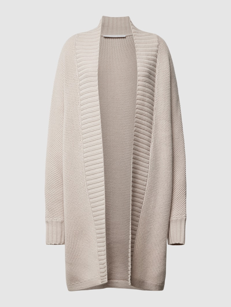 Cardigan mit offener Voderseite in taupe