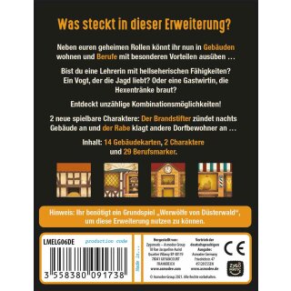 Die Werwölfe von Düsterwald - Die Gemeinde Erweiterung (DE)