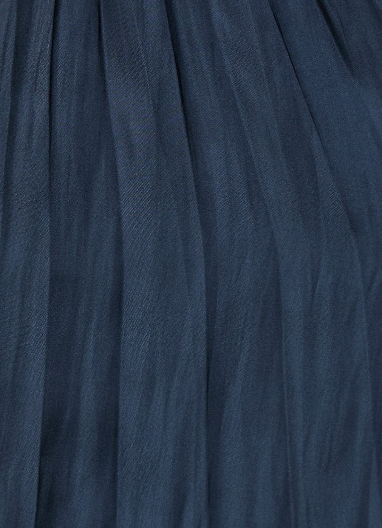 Rochie mini din satin Maje cu detalii plisate