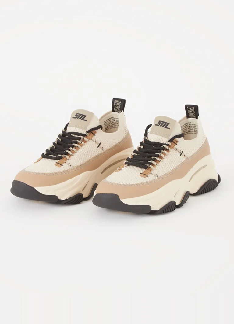 Pantofi de baschet Steve Madden Playmaker cu față din plasă.