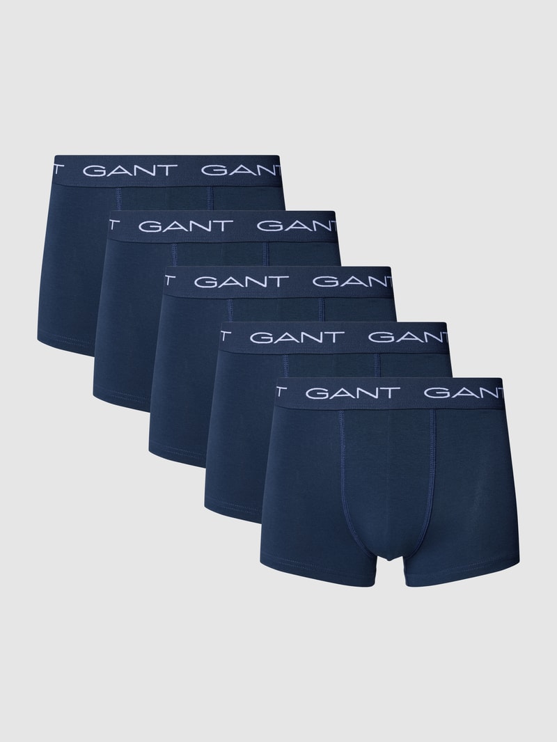 Trunks mit Label-Detail im 5er-Pack in marineblau