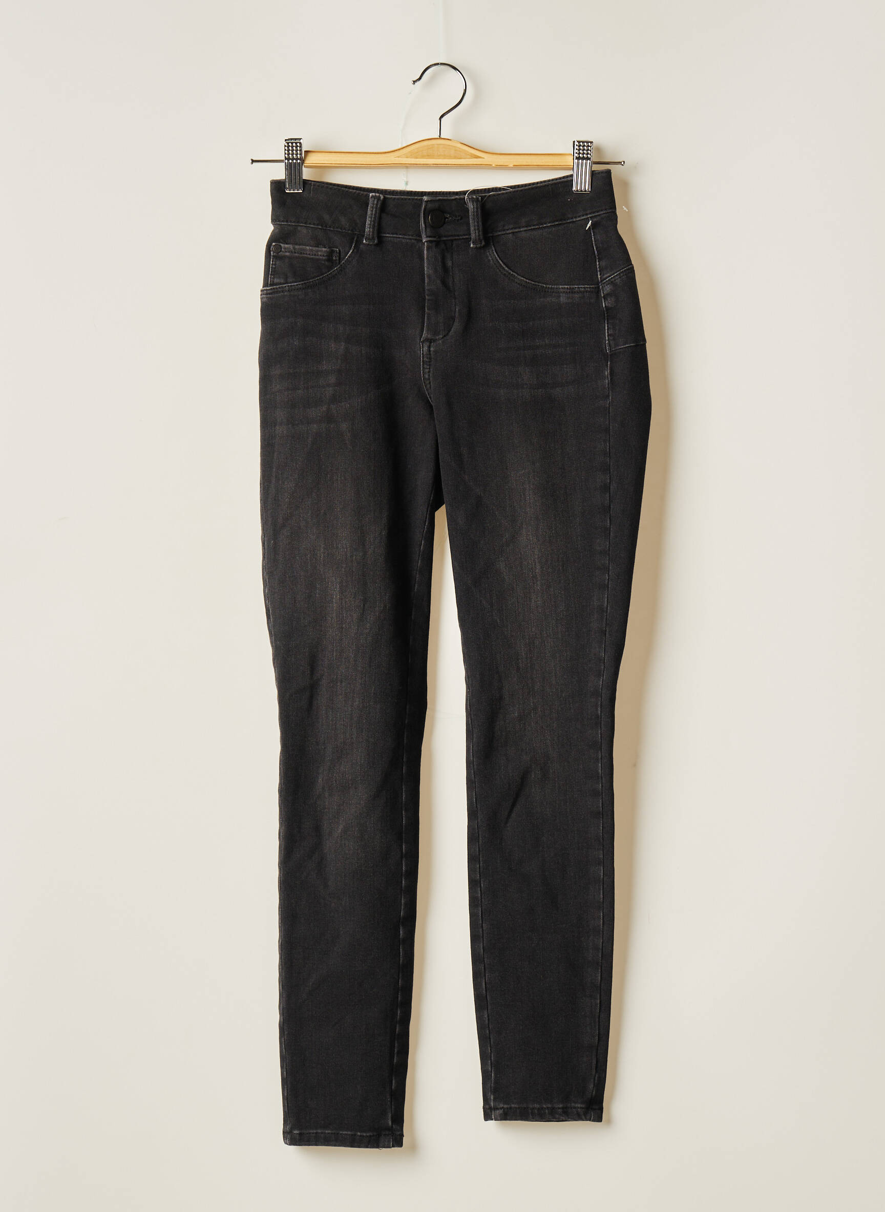 Mango Jeans Coupe Slim Femme couleur noir