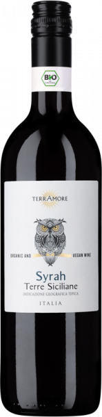 TerrAmore Bio-Syrah Terre Siciliane IGT TerrAmore Italien  trocken - 6er Karton
