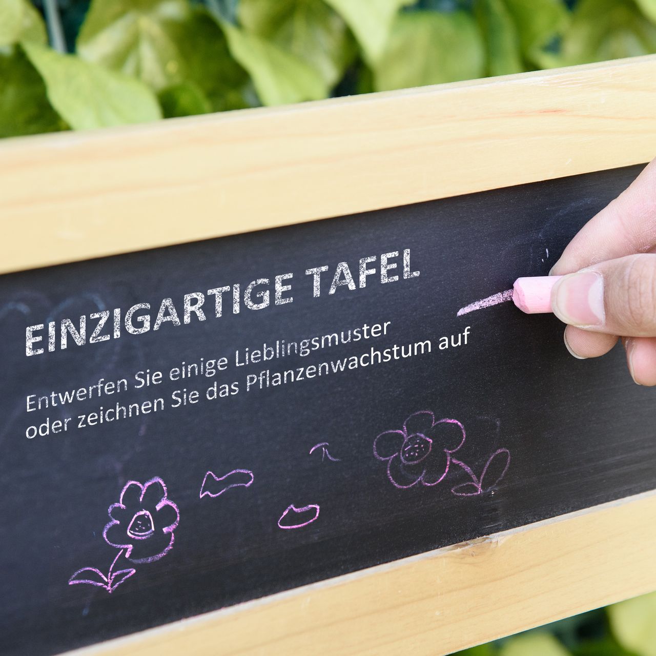 Outsunny Pflanztisch Gärtnertisch mit 8 Haken Schublade Natur 151x45,5x143 cm
